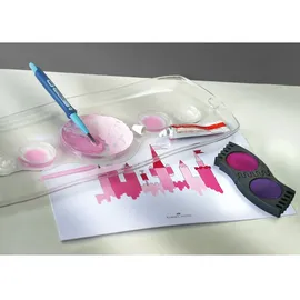 Faber-Castell Farbkasten Connector 12 Farben blau