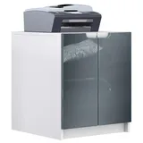 Vladon Logan Aktenschrank 51 x 60,5 x 54 cm grau