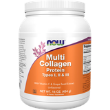 NOW Foods Multi Kollagen Protein Typen I, II & III Pulver (454 Gramm)