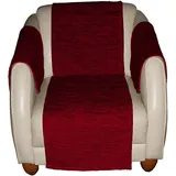 Wirth Sofahusse Miriam rot 60 x 40 cm 2er Set