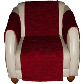 Wirth Sofahusse Miriam rot 60 x 40 cm 2er Set
