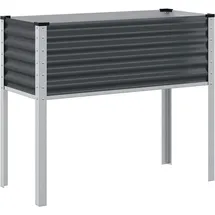 vidaXL Pflanzkübel 100 x 41 x 90 cm Anthrazit