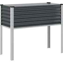 vidaXL Pflanzkübel 100 x 41 x 90 cm Anthrazit