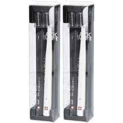 Curaprox Weiß ist schwarz brosses à dents x2