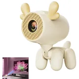 Tragbarer Projektor,Mini-Projektor,WLAN 6 und Bluetooth 5.1,Full HD 4K-Unterstützung, tragbarer Projektor mit Android 11,160-ANSI-Auto-Trapezkorre...