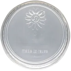 12x runde Mehrweg-Deckel transparent für Mehrweg-Teller