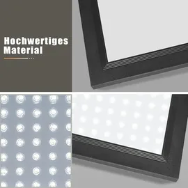 ZMH LEOEU LED Panel 40W 120 x 30 cm schwarz