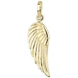 Elli PREMIUM Flügel Engel 375 Gelbgold Charms & Kettenanhänger   Damen 