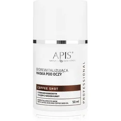 Apis Natural Cosmetics Coffee Shot Augenmaske mit revitalisierender Wirkung 50 ml