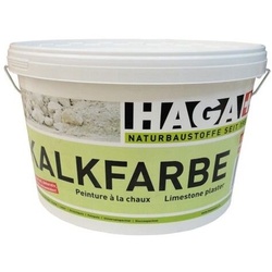 HAGA Kalkfarbe weiß - 10 kg Eimer