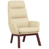 Nova - Relaxsessel Creme Stoff Vidaxl