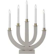 Star Trading Kerzenleuchter Eli 5-flammig Beige