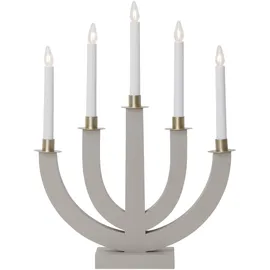 Star Trading Kerzenleuchter Eli 5-flammig Beige