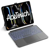 Inateck Tastatur Hülle für iPad Pro 13 (2025/2024) Grau