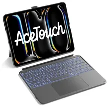 Inateck Tastatur Hülle für iPad Pro 13 (2025/2024) Grau