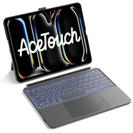 Inateck Tastatur Hülle für iPad Pro 13 (2025/2024) Grau