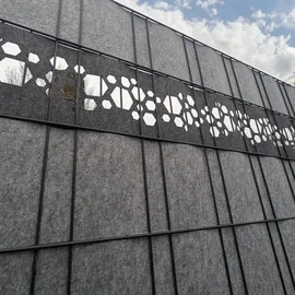 zaun|zu® Sichtschutzstreifen 2,55 m Anthrazitgrau Vlies