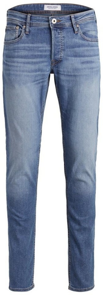 Jack & Jones Plus Slim-fit-Jeans Glen (1-tlg) blau