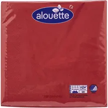 Alouette Servietten rot 3-lagig 33,0 x 33,0 cm, 30 St.