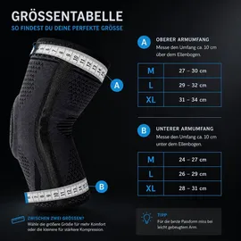 Agile Now Ellenbogenbandage Performance Up 2 St. Schwarz M