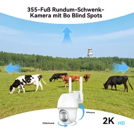 Avylet GALAYOU 4G LTE Überwachungskamera Aussen Weiß