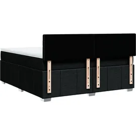 vidaXL Boxspringbett 180 x 200 cm Schwarz