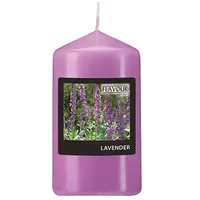 Papstar Flavour by GALA Duft-Stumpenkerze Ø 58 mm 110 mm violett 6 St.