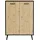 FMD Plau Mehrzweckschrank 68,5 x 93,5 x 33 cm Beige