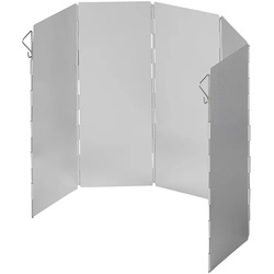 ProPlus 370340 Koch Windschutz faltbar Aluminium 49 x 26cm 5 teilig Camping Kochen