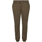URBAN CLASSICS Boys Stretch Jogging Pants - olive