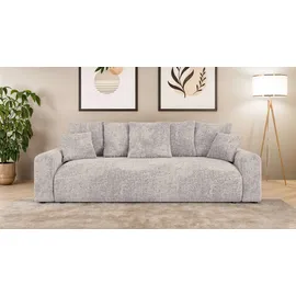 Home Affaire Big-Sofa HOME AFFAIRE "LAKESIDE klein 3-Sitzer Schlafsofa mit Bettkasten, Breite 238 cm", hellbeige, B:238cm H:85cm T:98cm, 100% Polyester, Sofas, Big-Sofa, Liegefläche 149x195 cm, hoher Sitzkomfort, Maße B/T/H: 238/98/85cm