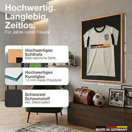 K-Möbel Trikot Rahmen Holz Braun 70x100 cm 3er Set