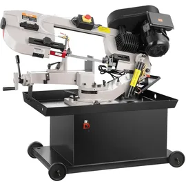 Vevor Horizontale Metallbandsäge, 17x21cm rechteckige Schnittkapazität, Metall-Bügelsägen mit 1,1 kW-Motor, 0-45° Winkeleinstellung, variable Geschwindigkeit, für Metall, Holz und Kunststoff