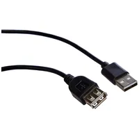 Akyga USB-Kabel USB-A Stecker, USB-A Buchse 3.00m Schwarz AK-USB-19