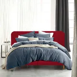 Andas Boxspringbett »Premium«, Steppung mit Knopfheftung, inkl. Topper rot
