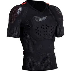 Leatt ReaFlex Stealt, Protektorenshirt kurzarm - Schwarz - S