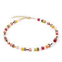 COEUR DE LION GeoCUBE® Iconic Multicolour Indian Summer Halskette 2838101585