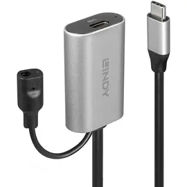 Lindy USB-C auf USB-C 5 m Schwarz