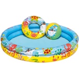 BESTWAY Planschbecken-Set, Wasserfreunde, 122 x 20 cm