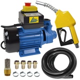 DIESELPUMPE HEIZÖLPUMPE Biodiesel KRAFTSTOFFPUMPE 230V DIESELPUMPE Bio-Diesel-PUMPE UMFÜLLPUMPE mit Dieselschlauch, Zapfpistole (Set Profi 600 mit Paket 2)