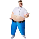 Tectake tectake® Selbstaufblasbares Kostüm Personal Trainer