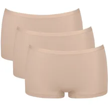 SLOGGI GO Daily Cotton Short Slip 3 St. Beige XXL