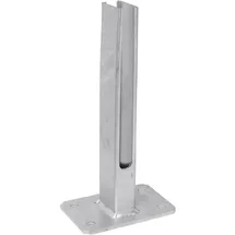 deutsche zauntechnik dz Fußplatte Universal - Typ: U/PM/A/X - 7016