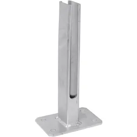 deutsche zauntechnik dz Fußplatte Universal - Typ: U/PM/A/X - 7016