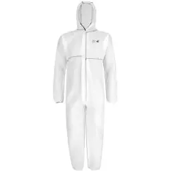 Fitzner Schutzanzug SMS Braunbär, Kat III, Typ 5/6, weiß 1432-XXL , 1 Stück, Größe XXL