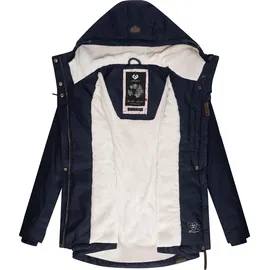 Ragwear Winterjacke "Monade", Damen, Gr. XXL (44), blau (marine), Obermaterial: 65% Polyester, 35% Baumwolle. Futter: 100% Polyester.