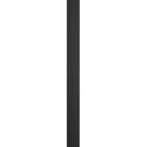 lautloz Akustikpaneel Schwarz 2 St. 20 x 240 x 1,8 cm