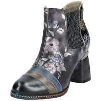 LAURA VITA Stiefelette Leder/Textil - schwarz, - 37