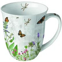Ambiente Home Tasse 0,4 l Grau/Grün