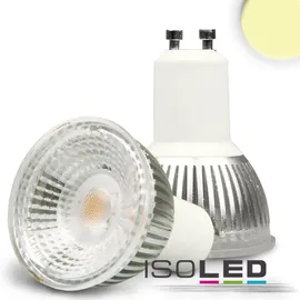ISOLED GU10 LED Strahler 6W GLAS-COB, 70°, warmweiß, dimmbar